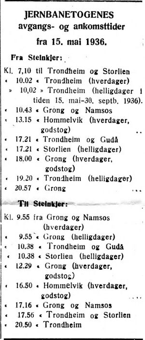 Klipp fra Inntrøndelagen og Trønderbladet 31.7.1936.jpg