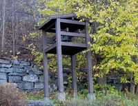 Støpul ved Bilet kirkegård i Holmestrand. Foto: Stig Rune Pedersen