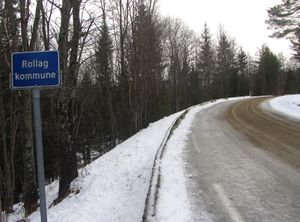 Kommunegrense Rollag ved fylkesvei 109.jpg