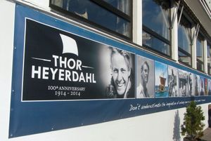Kon-Tiki museet Heyerdahl 100 år 2014.jpg
