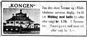 Kongen restaurant annonse 1927.JPG