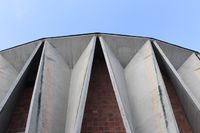 Del av den karakteristiske fasaden. Foto: Stig Rune Pedersen (2016)