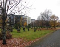 Motiv fra Kongsberg nye kirkegård. Foto: Stig Rune Pedersen