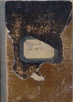 MK «Varnes», omslagside på kontoboka.