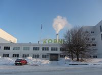 Flatbrødfabrikken Korni på Barkåker i Tønsberg kommune. Nedlagt i 2013. Foto: Stig Rune Pedersen