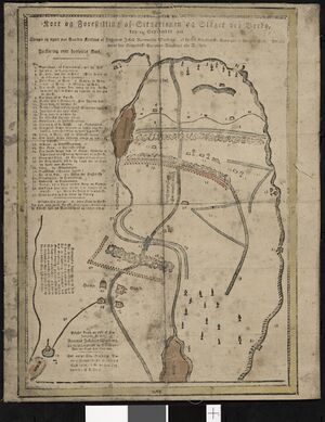 Kort og Forestilling af Situationen og slaget ved Berby den 12. Sept. 1808 - no-nb krt 00591.jpg