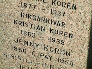 Kristian Brinch Koren familiegrav Oslo.jpg