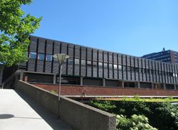 Kristian Ottosens hus på Blindern. 1964, ark. Rinnan og Tveten. Foto: Stig Rune Pedersen (2014).