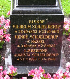 Kristian Vilhelm Koren Schjelderup familiegravminne Oslo.jpg