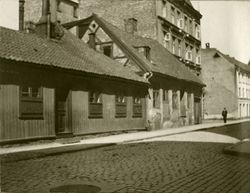 Motiv fra Karl XIIs gate, 1910. Foto: Ukjent / Riksantikvaren