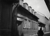 Motiv fra Smalgangen, 1907. Foto: Ukjent / Riksantikvaren