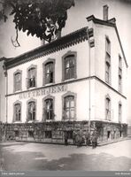 Kristiania guttehjem i Geitmyrsveien 35, hvor Karl Albert ble sendt i barndommen Foto: Ukjent (1890).