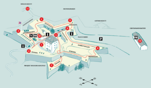 Kristiansten festning kart.png