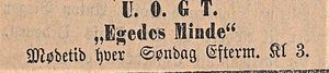 Kunngjøring fra UOGTs Egedes Minde i Lofot-Posten 27.07.1885.jpg