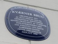 Turbinveien, Kværnerbyen, Kværner Brug.