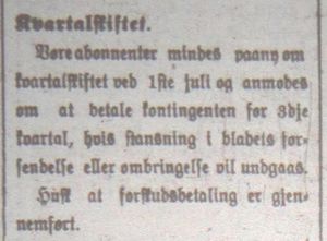 Kvartalskifte i Fremover - 6. juli 1912.jpg