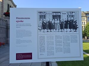 Kvinner på Stortinget 1921–2021 Utstilling Husmorens epoke foto Eva Rogneflåten 23.07.2021 7.jpg