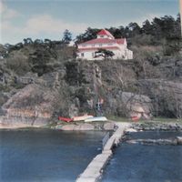 Langesund bad. Foto: Stig Rune Pedersen (1986).