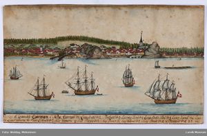 Larvik fra sjøsiden 1785.jpeg