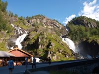 Låtefoss, Odda kommune. August 2010.