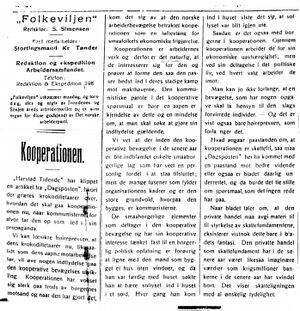 Lederartikkel i Folkeviljen 26.7. 1923.jpg