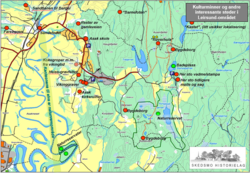 Leirsundområdet kulturminnekart.