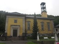 Lille kapell ved Drammen krematorium, inne på Bragernes kirkegård. Foto: Stig Rune Pedersen