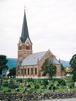 Lillehammer kirke, oppført 1882. Foto: Mahlum (2007)