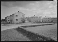 Boligområde i Nordahl Griegs gate på Lillestrøm, 1954