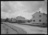 Boligområde i Nordahl Griegs gate på Lillestrøm, 1954