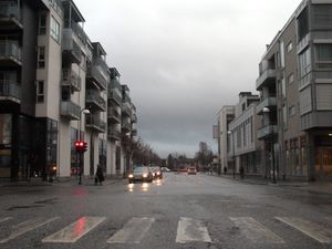 Lillestrøm, Parkalleen ved Storgata.JPG