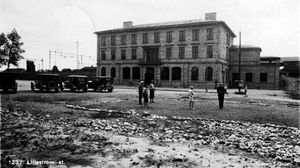Lillestrøm stasjon fasade 1930.jpg