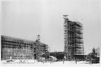 Lillestrom kirke bygges 1934.