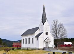 Lisleherad kirke fra 1873 i Notodden kommune