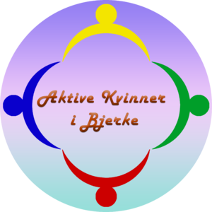 Dette er logoen til den frivillige organisasjonen Aktive Kvinner i Bjerke. Navnet til organisasjonen er midt i sirkelen av mennesker fra ulike bakgrunner representert av fire ulike farger. Disse fargene er gul, grønn, rød og blå hvis du følger personene med fargene i sirkelen med klokken.