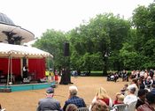 Motiv fra 17. mai-feiringen i Southwark Park i London i 2017. Foto: Stig Rune Pedersen