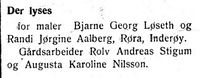 75. Lysing for to par i Nord-Trøndelag og Nordenfjeldsk Tidende 14.03.33.jpg
