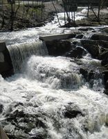 Møllefossen sett fra Strømmensaga.