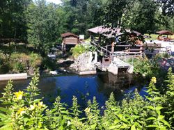 Sommeridyll i Nedre Mølledam.