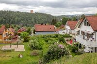 Eneboligene på Maikollen ligger lengst nord på Mortensrud, nær grensen til bydel Nordstrand. Foto: Leif-Harald Ruud (2015)
