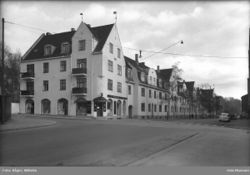 Marcus Thranes gate 8-20, oppført 1914–1915. Foto: Wilhelm Råger/Oslo Museum (1955).
