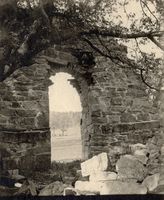 Margareta kirkeruin, 1913 Foto: Gerhard Fischer/Riksantikvaren