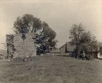 Margareta kirkeruin, 1913 Foto: Gerhard Fischer/Riksantikvaren