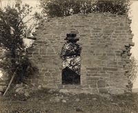 Margareta kirkeruin, 1913 Foto: Gerhard Fischer/Riksantikvaren