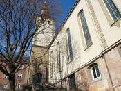 Kirken fotografert våren 2010. Foto: Tolgensbakk/Johansen (2010)