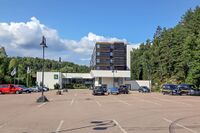 Mastemyr hotell; nå drevet av Clarion-kjeden; er et kjent og kjært innslag i nærområdet. Foto: Leif-Harald Ruud