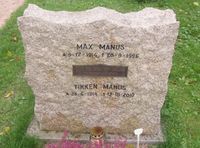 Max Manus er gravlagt på Asker kirkegård. Foto: Stig Rune Pedersen