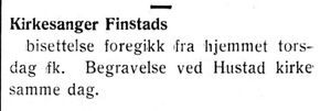 Melding om bisettelse i Nord-Trøndelag og Nordenfjeldsk Tidende 25.09.34.jpg