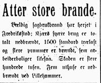 23. Melding om store branner på Østlandet i Harstad Tidende 7. juli 1913.jpg