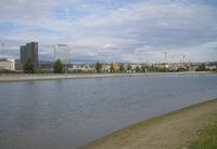Området ved Oslo S sett fra Middelalderparken i 2005, før utbyggingen av Barcode. Foto: Stig Rune Pedersen